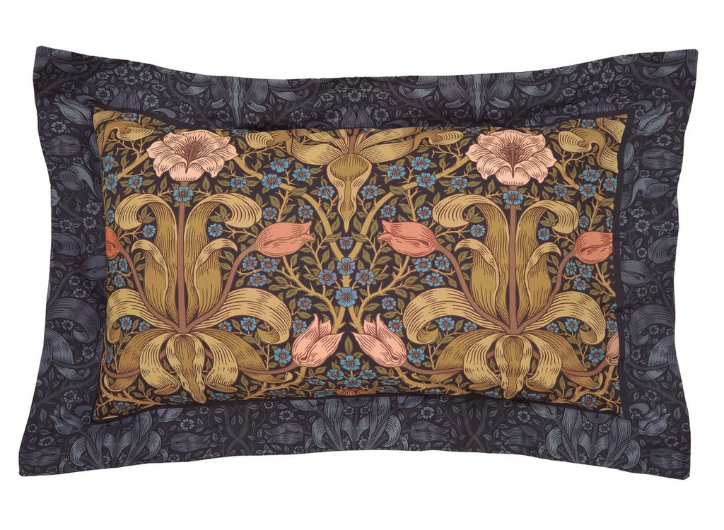 Morris & Co Spring Thicket Old Fashioned Blue Duvet Set