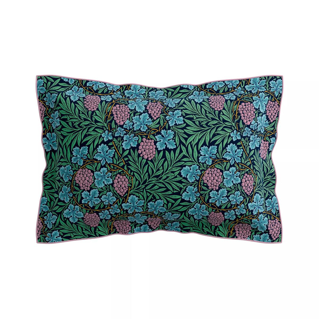 Morris & Co Vine Teal & Lilac Duvet Set
