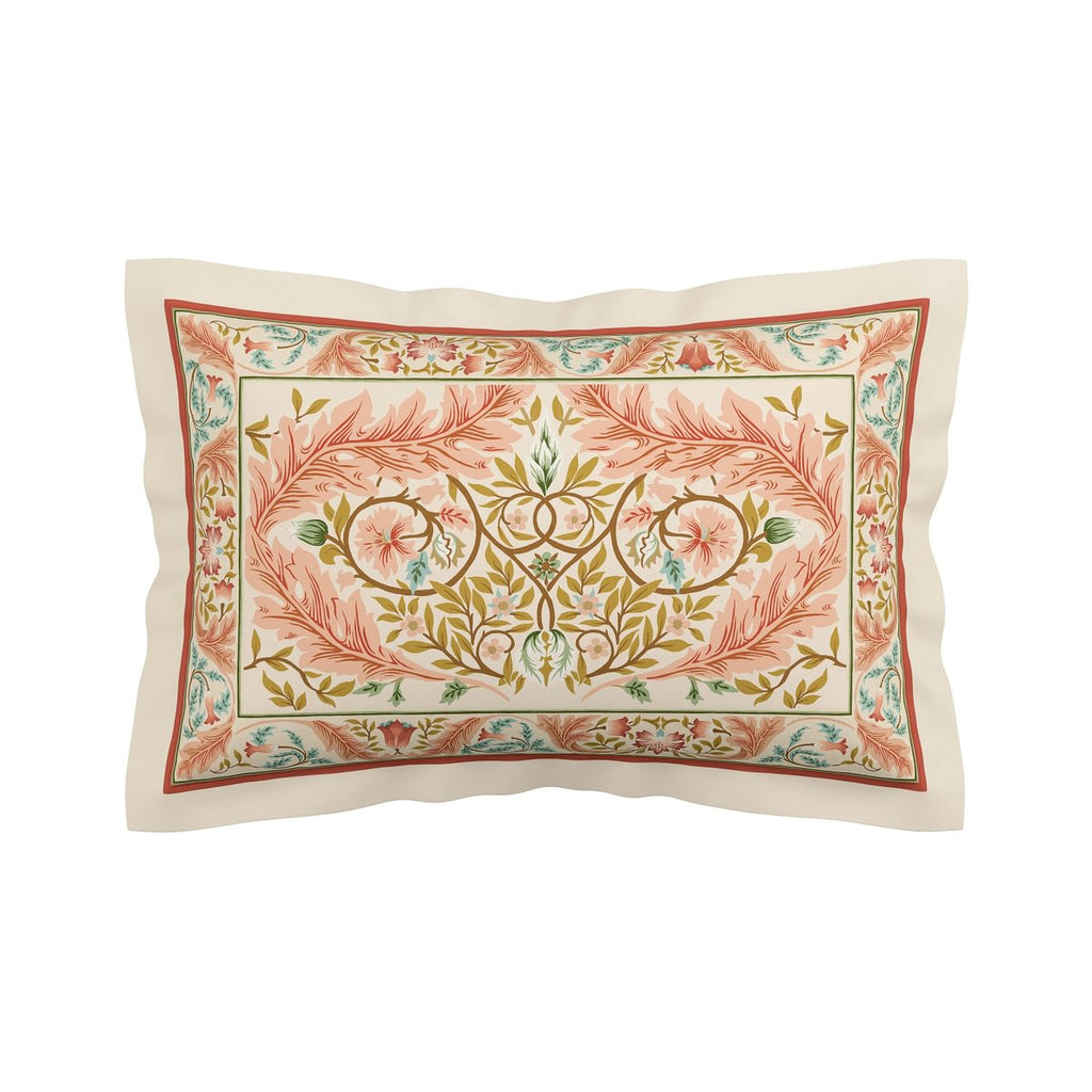 Morris & Co & V&A Earthly Paradise Rose & Pale Olive Duvet Set