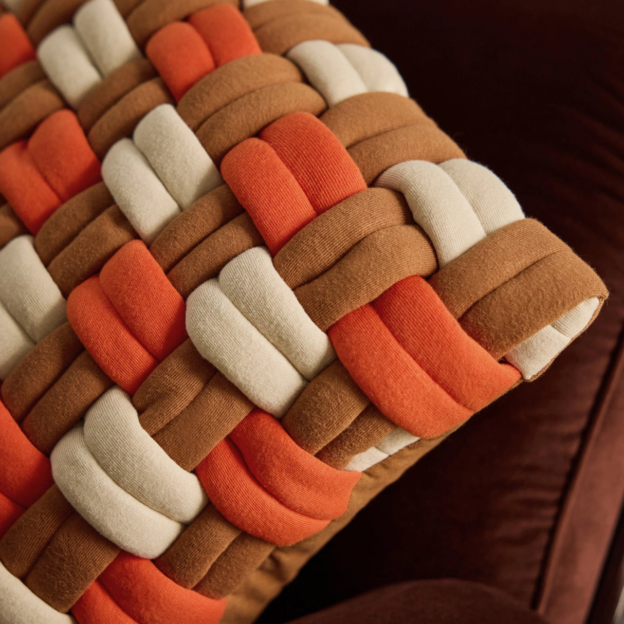 Made Morven Cotton Jersey 45cm x 45cm Polyester Filled Cushion