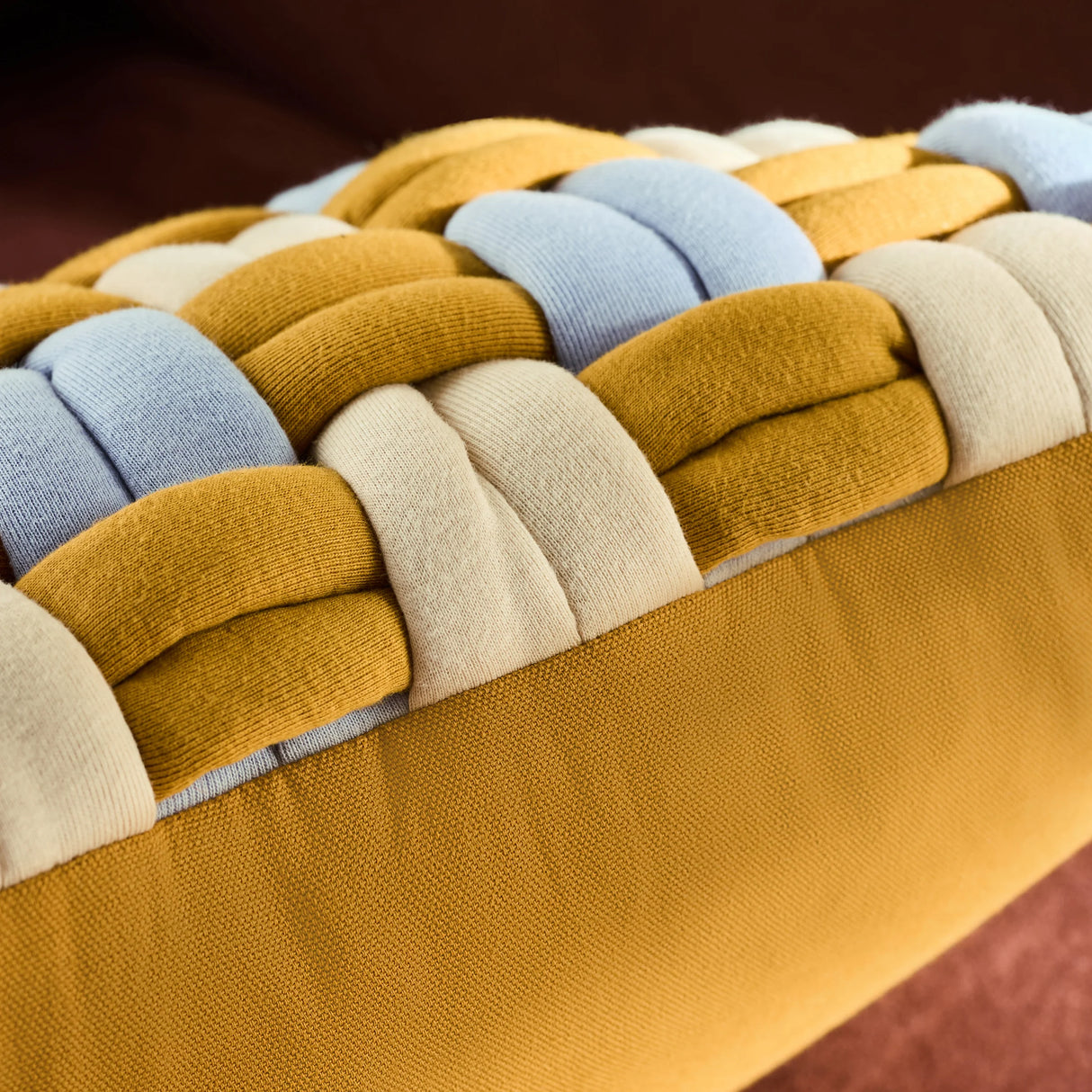 Made Morven Cotton Jersey 45cm x 45cm Polyester Filled Cushion