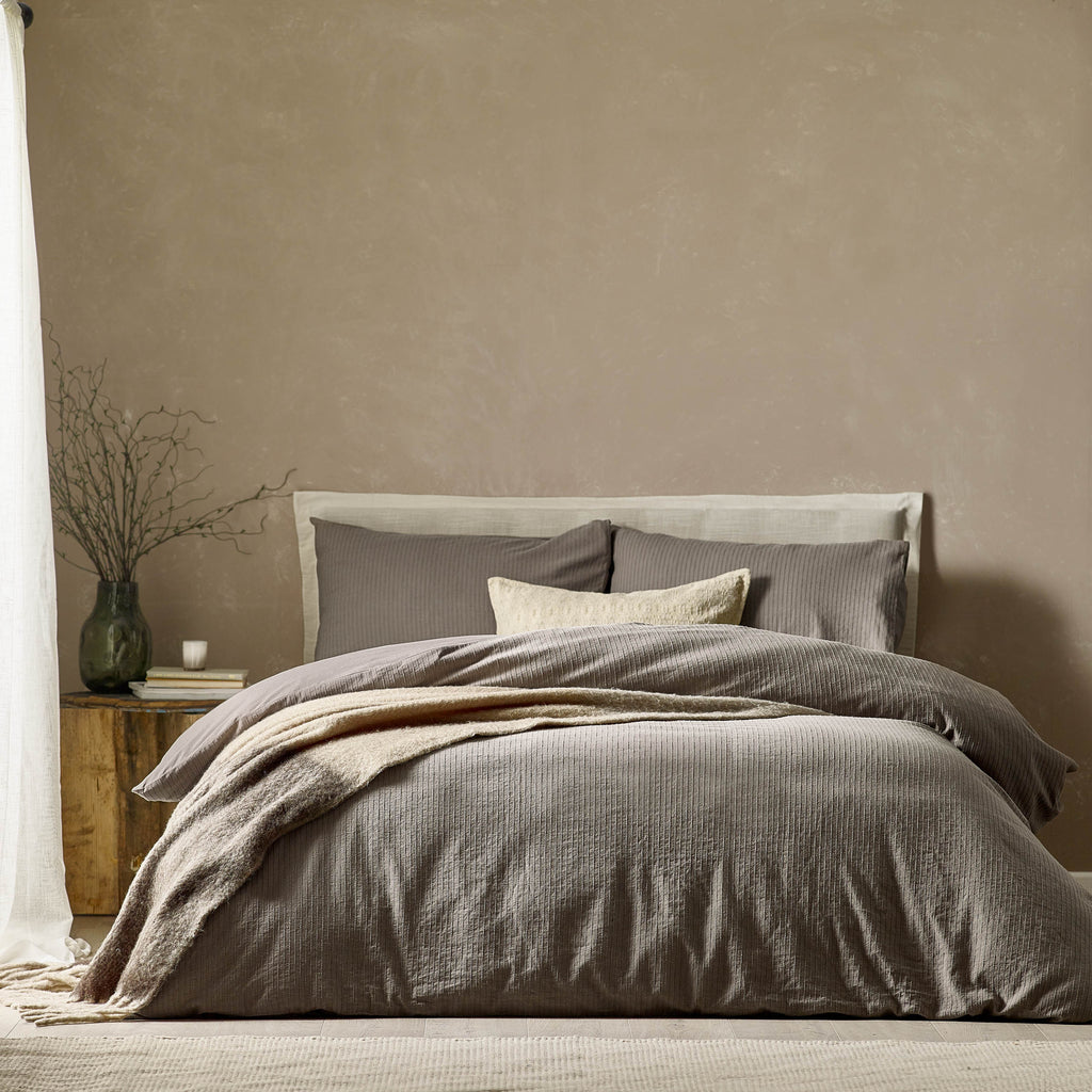 The Linen Yard Malton Stripe 100% Cotton Duvet Set