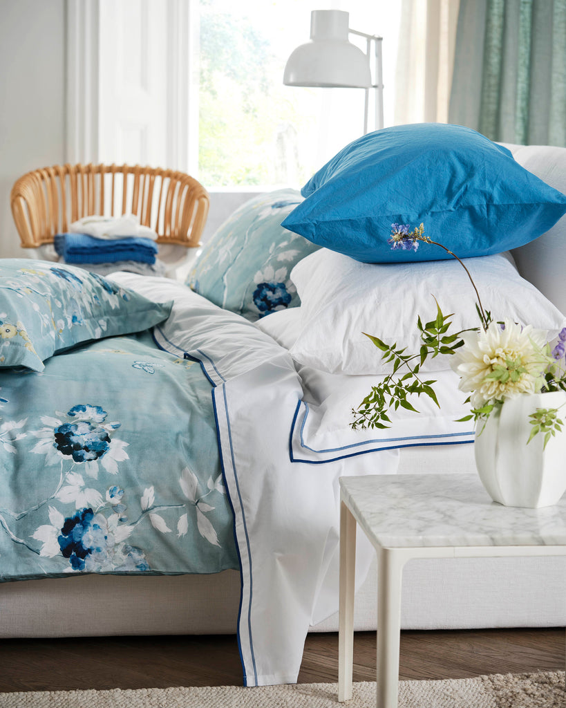 Designers Guild Manohari Delft Blue Duvet Set
