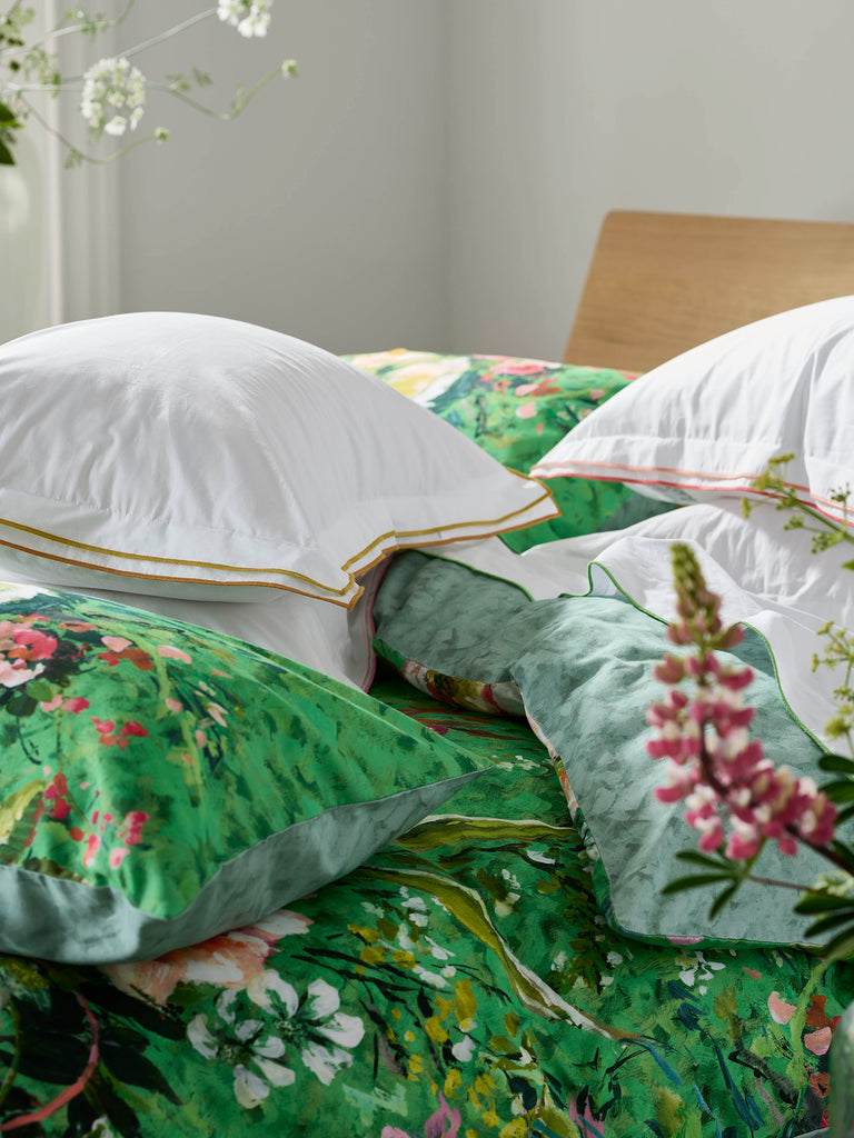 Designers Guild Margaretta Emerald Green Duvet Set