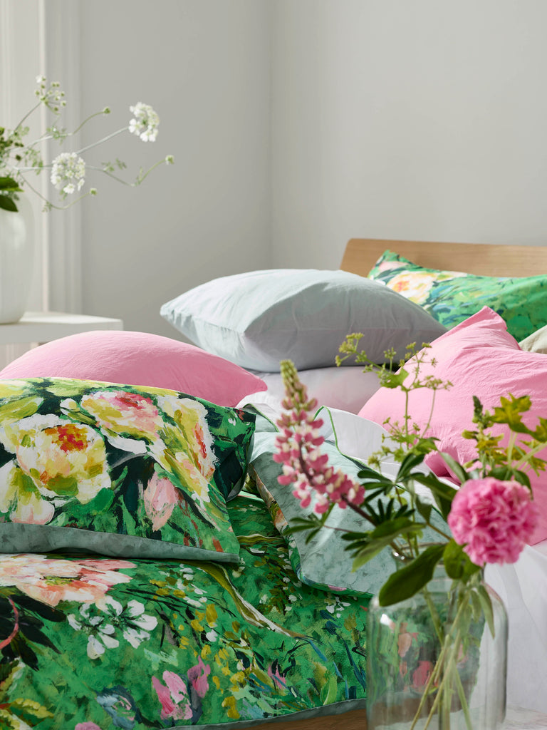 Designers Guild Margaretta Emerald Green Duvet Set