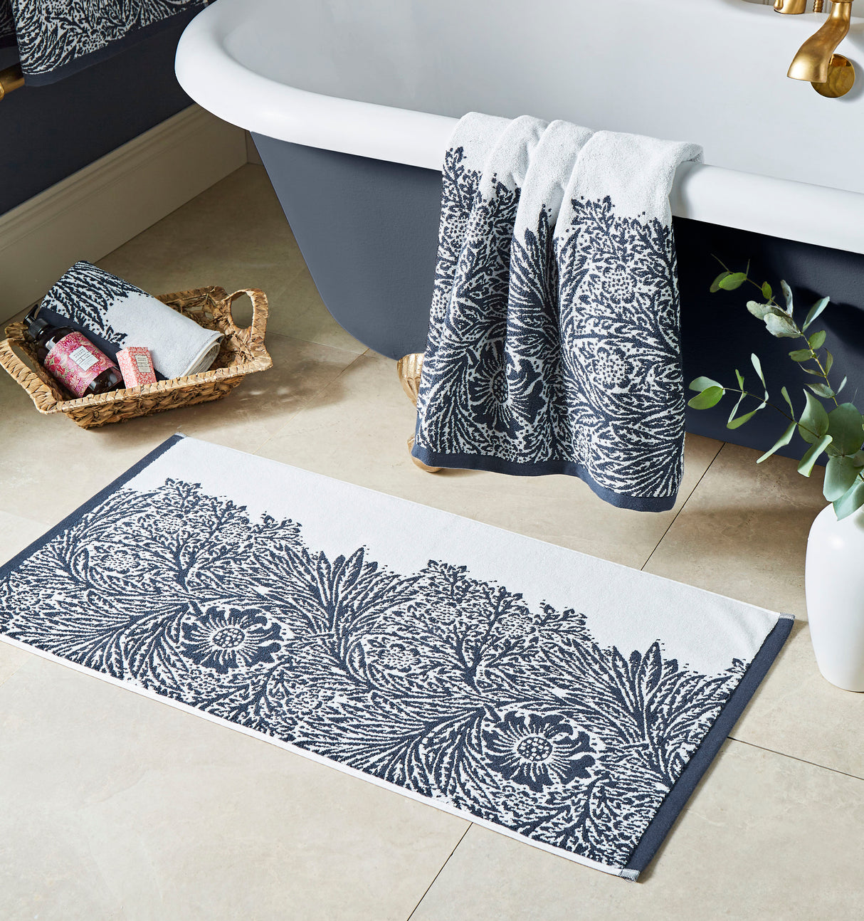 William Morris at Home Marigold 100% Cotton 580gsm Towels