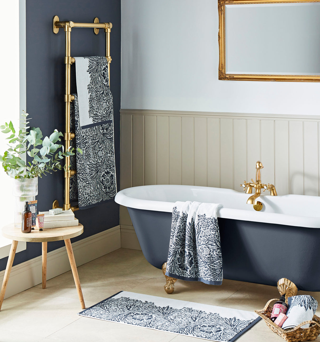 William Morris at Home Marigold 100% Cotton 580gsm Towels