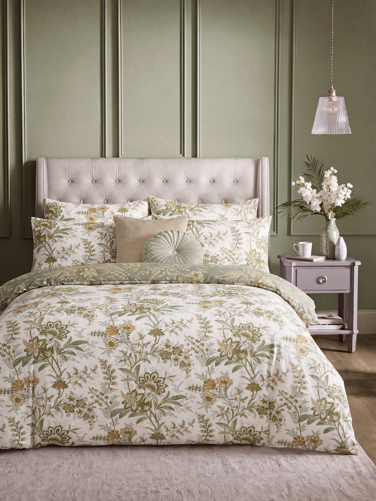 Laura Ashley Marlbrook Sage Duvet Set