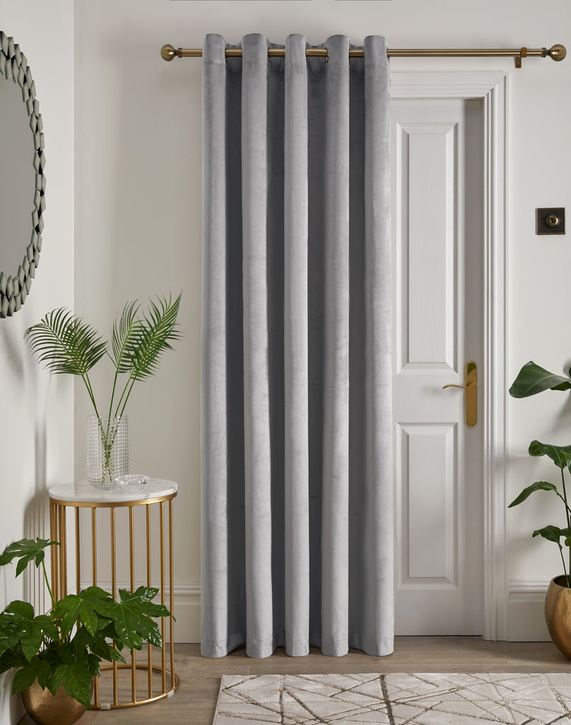 Laurence Llewelyn Bowen Montrose Blackout Eyelet 66"x84" Panel Door Curtain