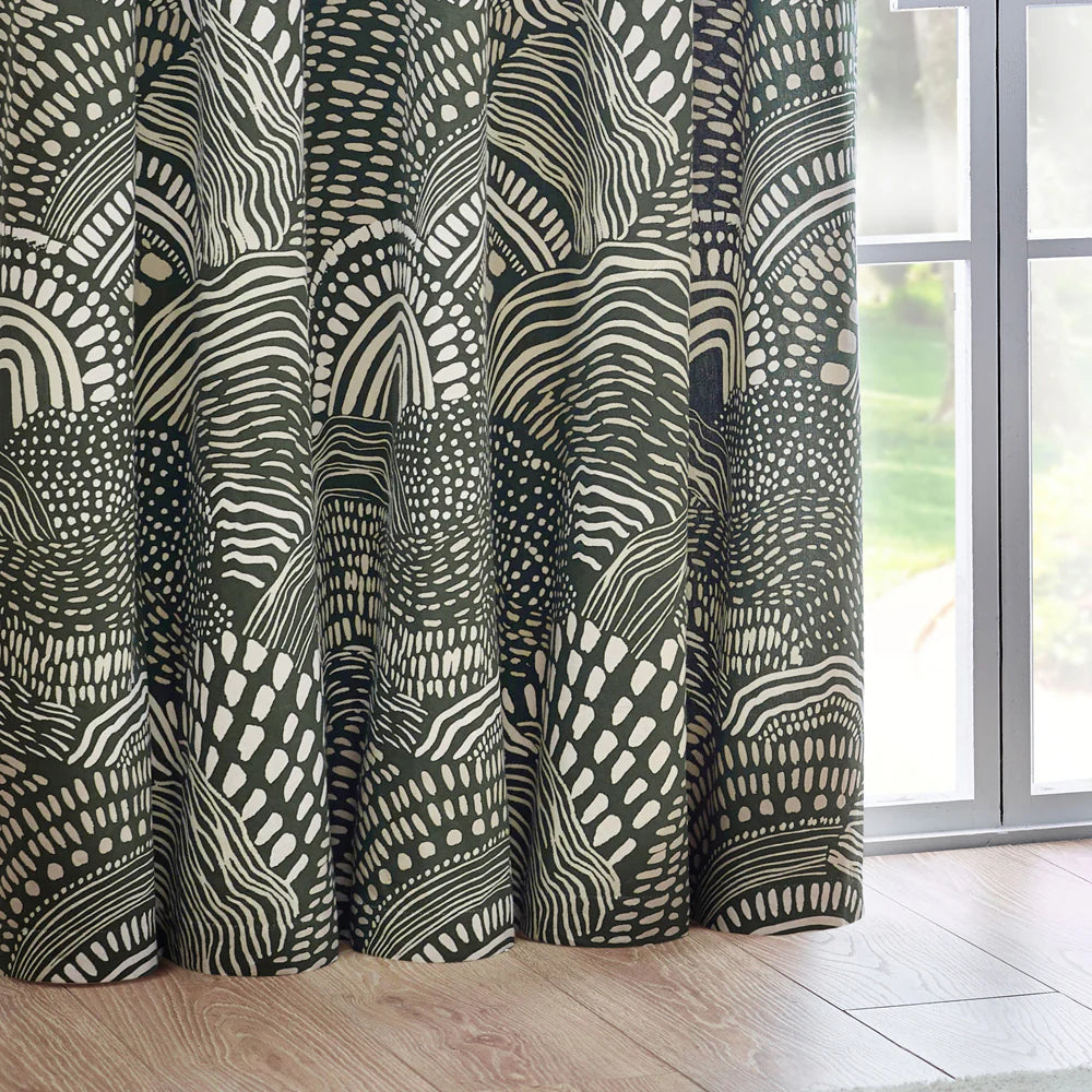 Hoem Nola Lined Eyelet Curtains