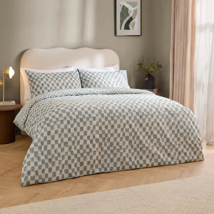 Hoem Nyhavn Checkerboard Duvet Set