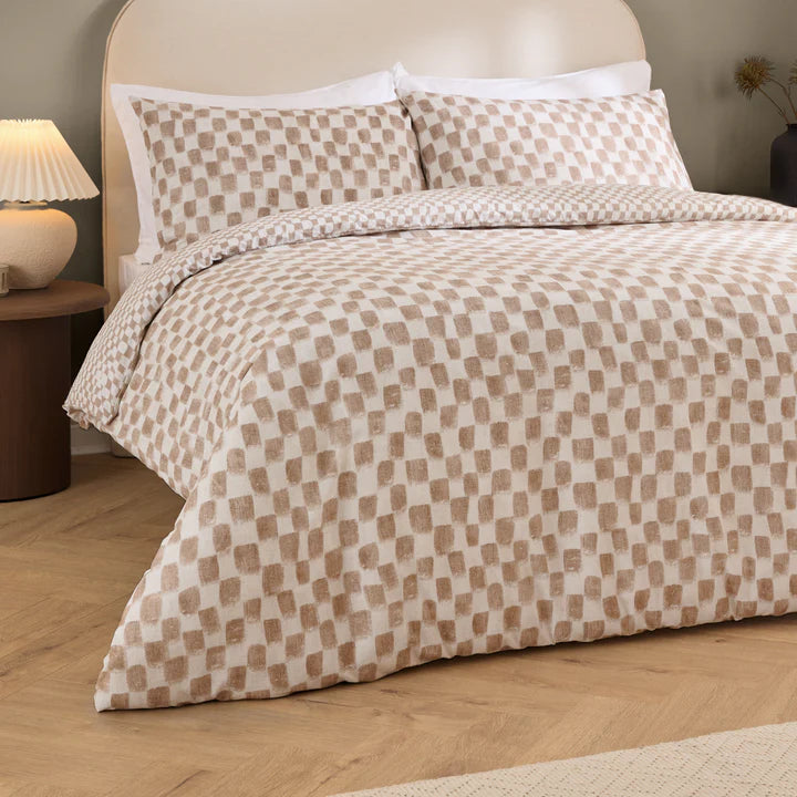 Hoem Nyhavn Checkerboard Duvet Set
