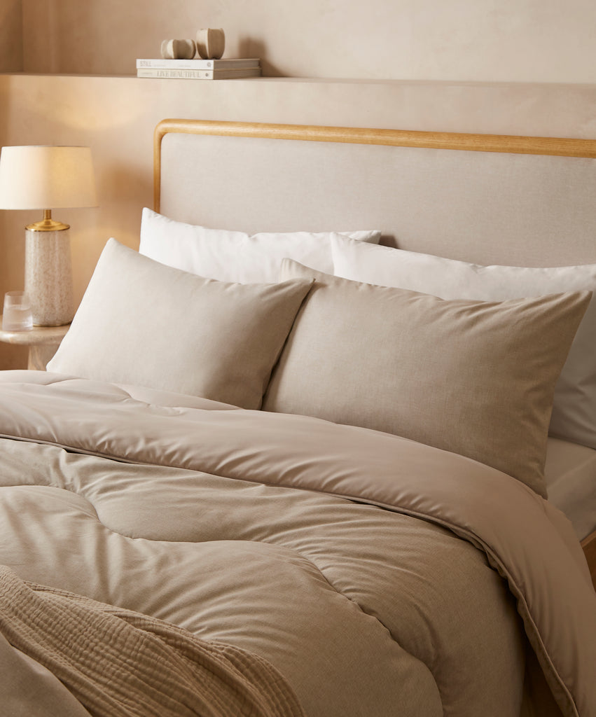 The Fine Bedding Company Night Lark Soft Weave Coverless Duvet Set