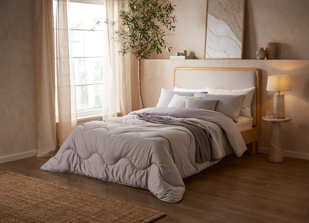 The Fine Bedding Company Night Lark Soft Weave Coverless Duvet Set