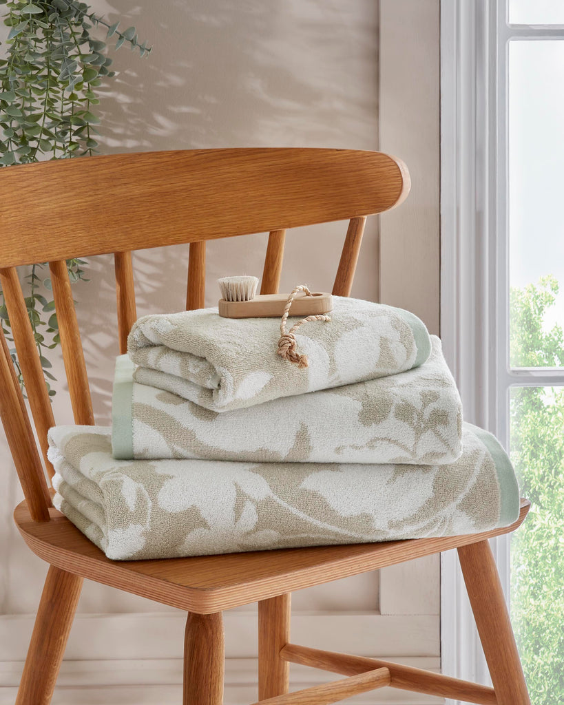 Laura Ashley Oriental Garden 100% Cotton 580gsm Towels