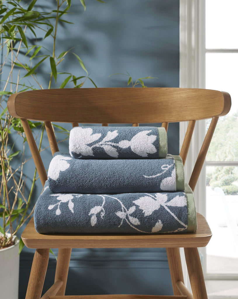 Laura Ashley Oriental Garden 100% Cotton 580gsm Towels