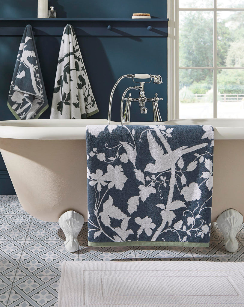 Laura Ashley Oriental Garden 100% Cotton 580gsm Towels