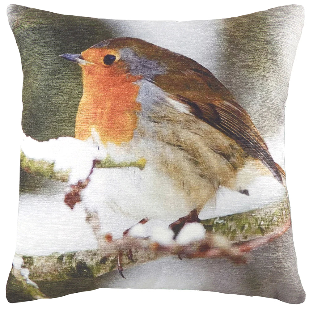 Evans Lichfield Photo Robin Multi 43cm x 43cm Cushion