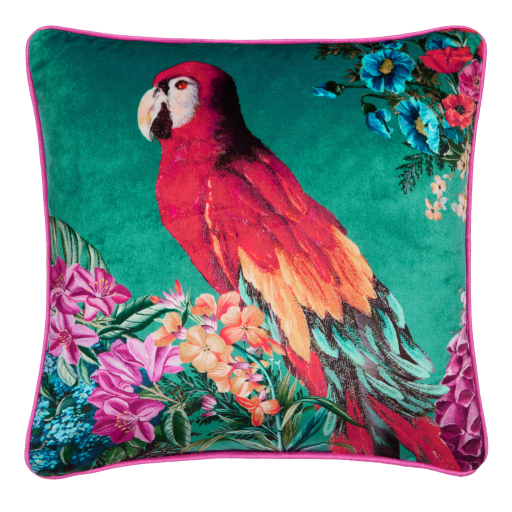 Laurence Llewelyn Bowen Polly Amorous Teal 43cm x 43cm Polyester Filled Cushion