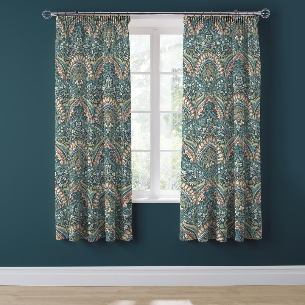 Dreams n Drapes Palais Teal Duvet Set