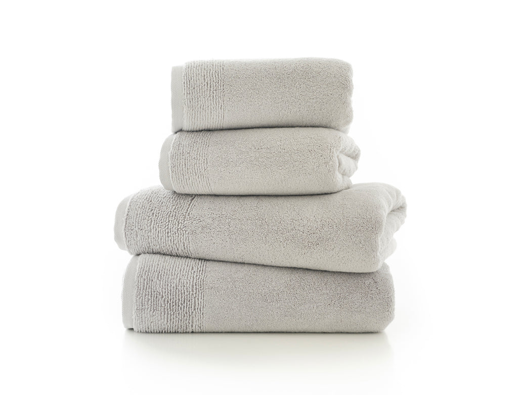 Deyongs Palazzo 800gsm Zero Twist 100% Cotton Silver Towels