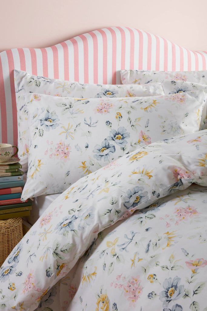 Cath Kidston Pembroke Rose White Duvet Set