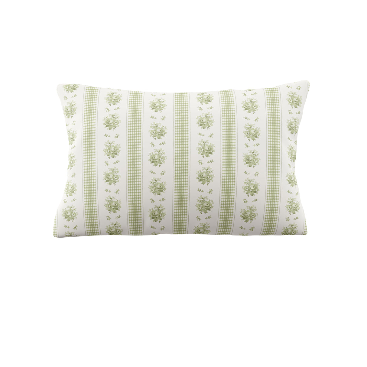 Laura Ashley Pensham Stripe Sage Pink Duvet Set