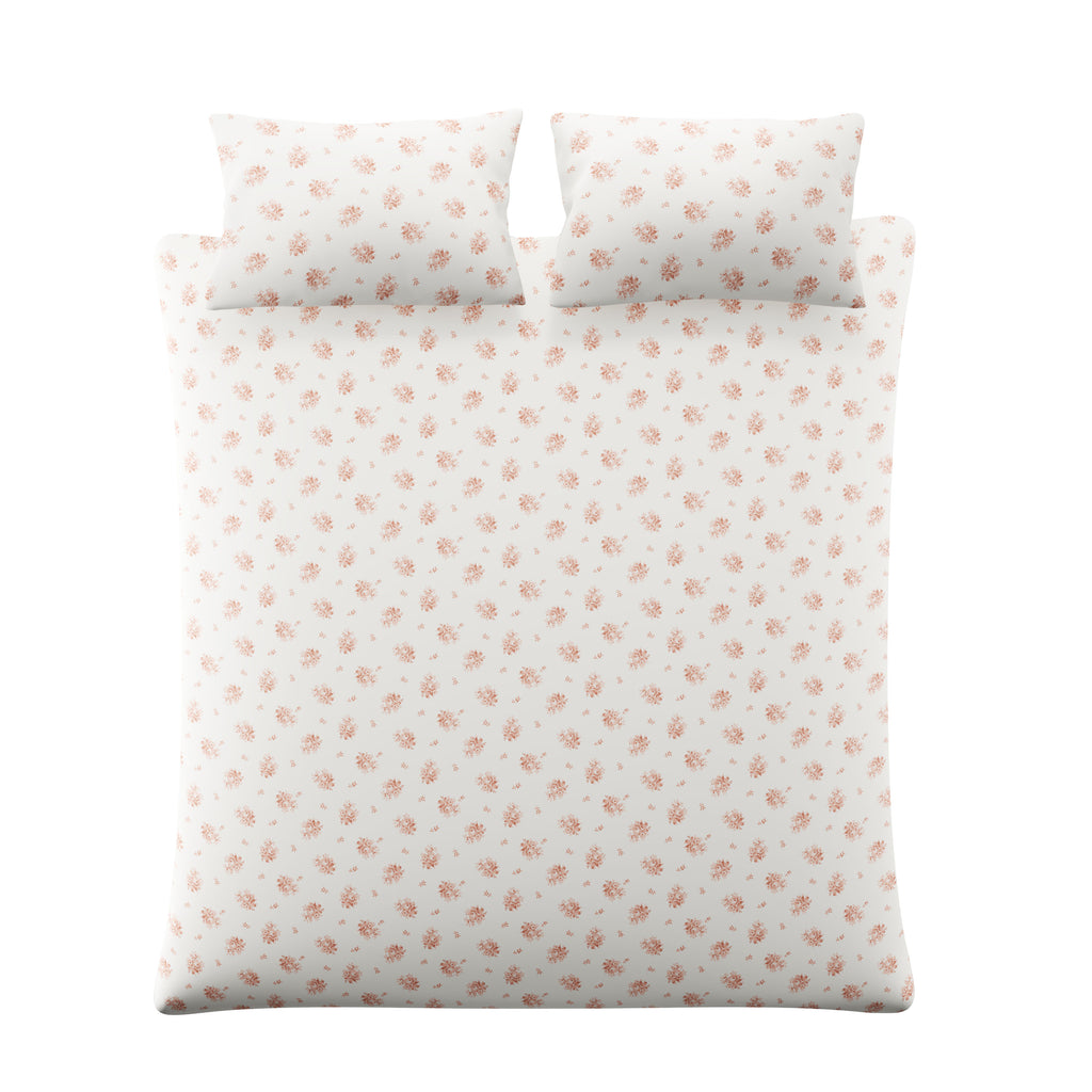 Laura Ashley Pensham Stripe Sage Pink Duvet Set