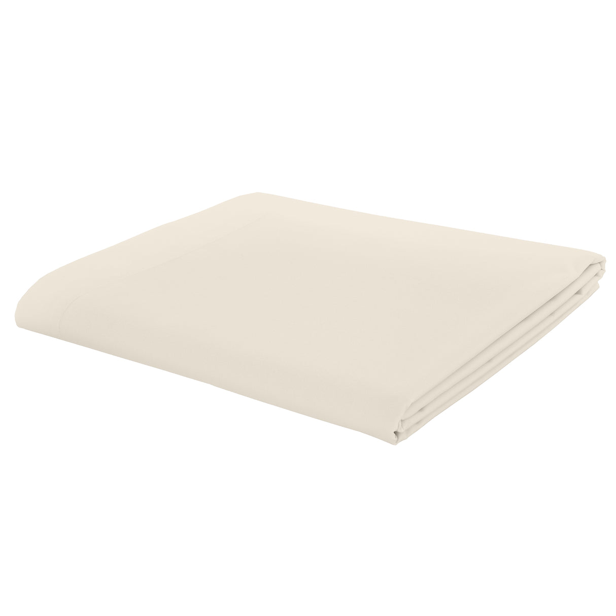 Catherine Lansfield Easy Iron 50% Polyester/50% Combed Cotton 180 Thread Count Percale Cream Sheets