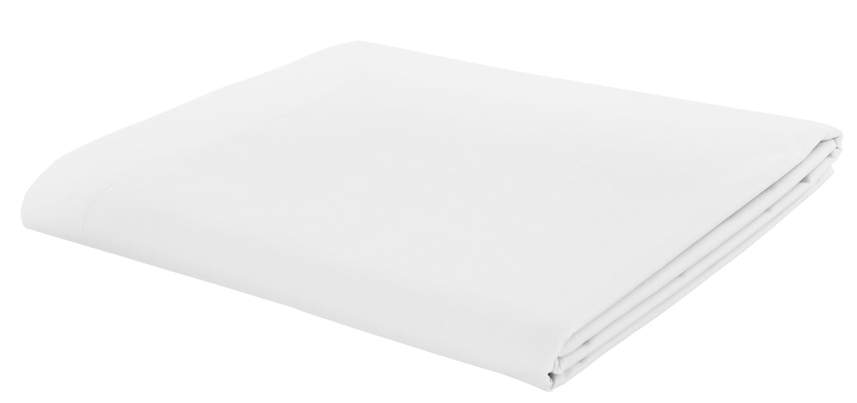 Catherine Lansfield Easy Iron 50% Polyester/50% Combed Cotton 180 Thread Count Percale White Sheets