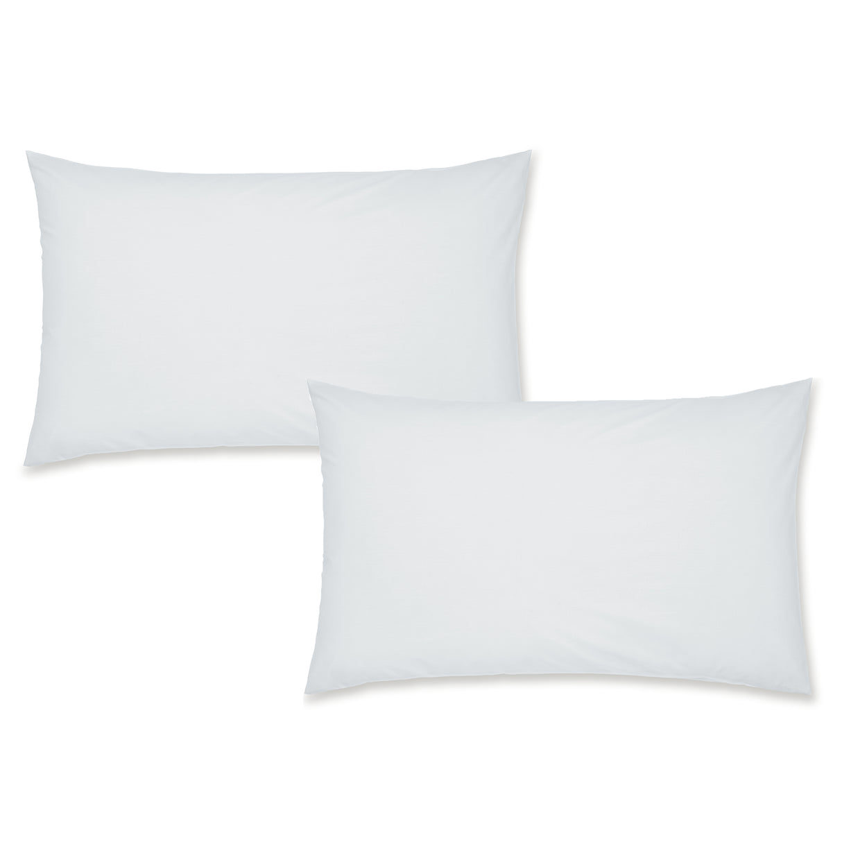 Catherine Lansfield Easy Iron 50% Polyester/50% Combed Cotton 180 Thread Count Percale White Sheets