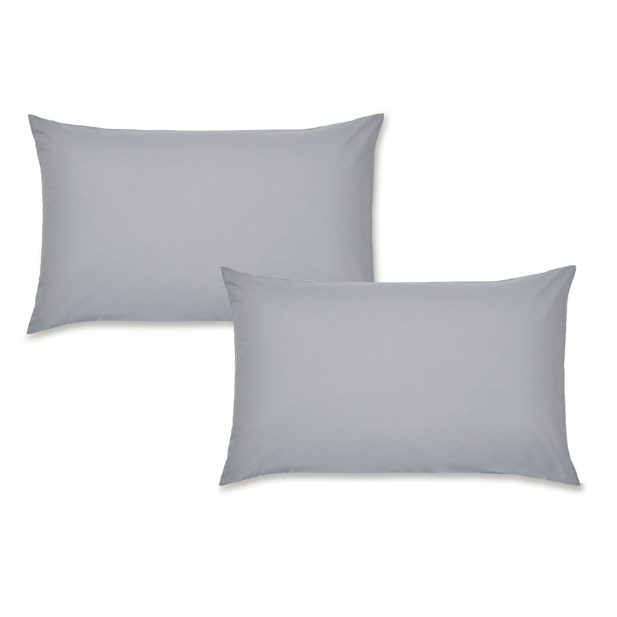 Catherine Lansfield Easy Iron 50% Polyester/50% Combed Cotton 180 Thread Count Percale Grey Sheets