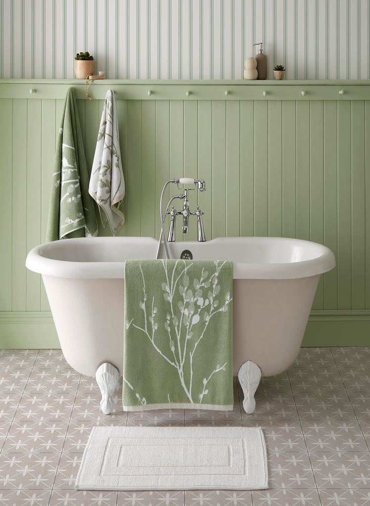 Laura Ashley Pussy Willow 100% Cotton 580gsm Towels