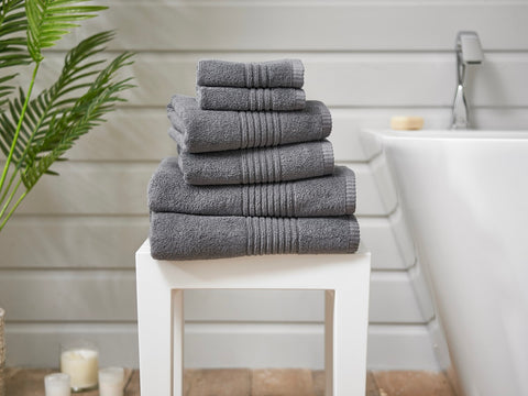 Deyongs Quick Dry Dark Grey 100% Cotton Towels