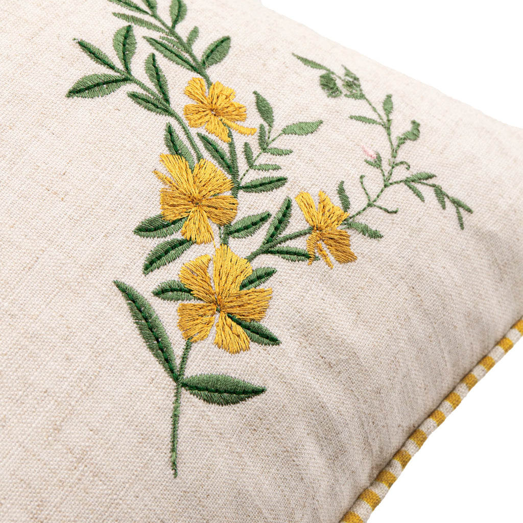 Wylder Ramble Bees Natural 50cm x 50cm Polyester Filled Cushion
