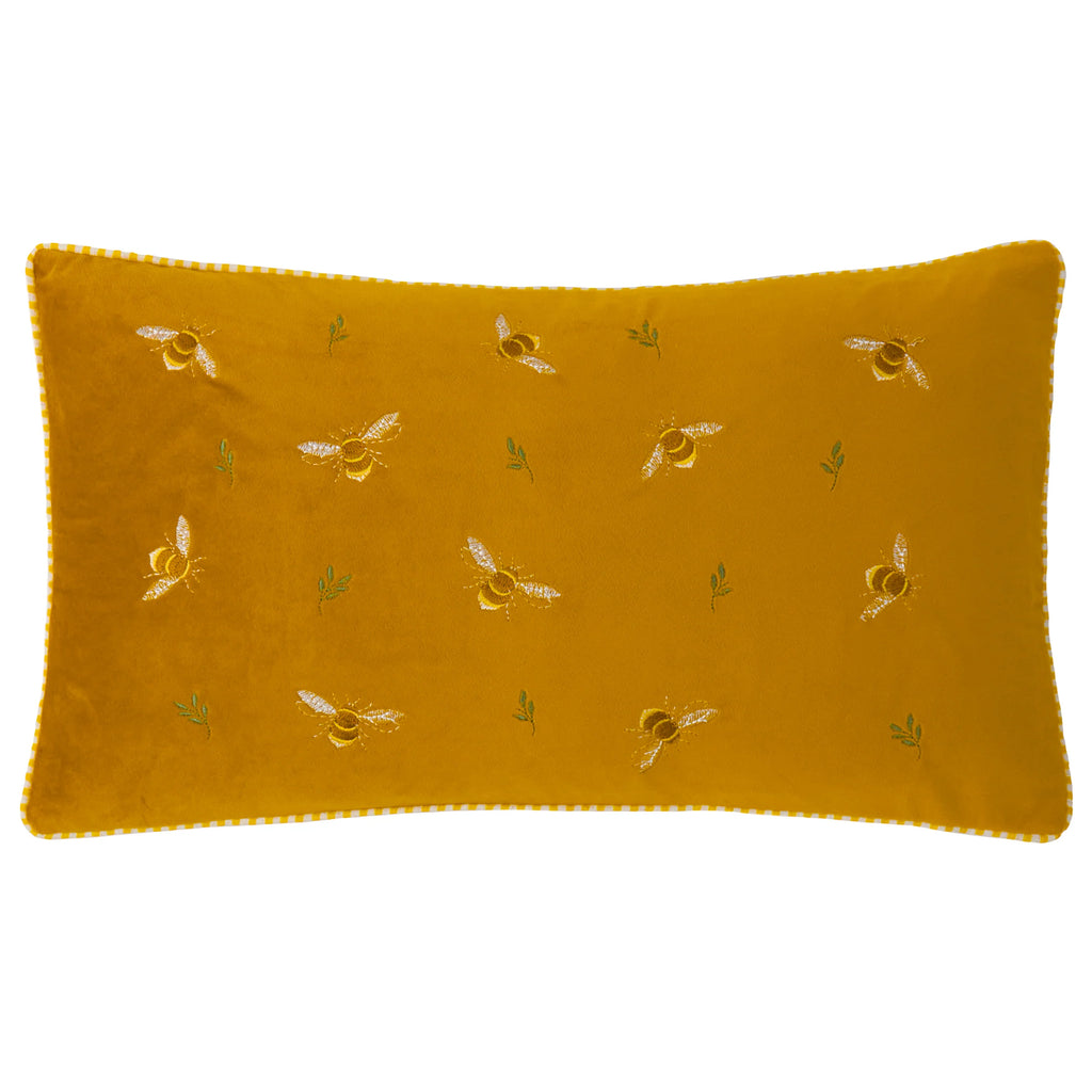 Wylder Ramble Bees Honey 30cm x 50cm Polyester Filled Cushion