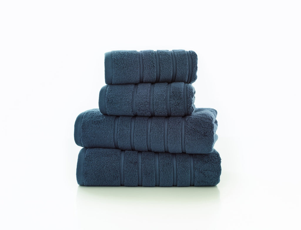 The Lyndon Company Rainham 100% Cotton 600gsm Midnight Towels