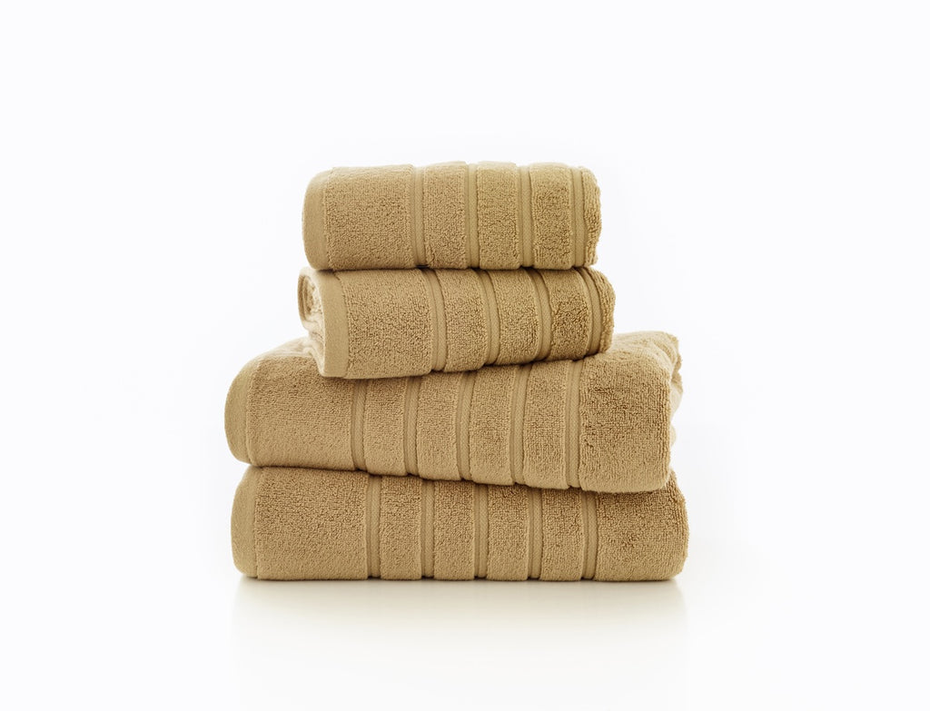 The Lyndon Company Rainham 100% Cotton 600gsm Praline Towels