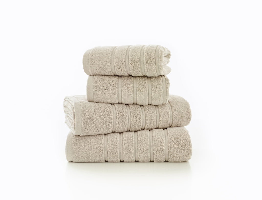 The Lyndon Company Rainham 100% Cotton 600gsm Taupe Towels