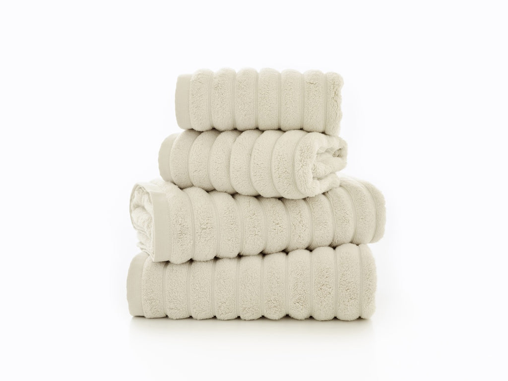 The Lyndon Company Ribbleton 100% BCI Cotton 700gsm Zero Twist Ivory Towels