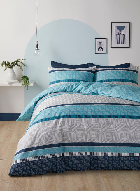 Fusion Bedding Rico Teal Duvet Set
