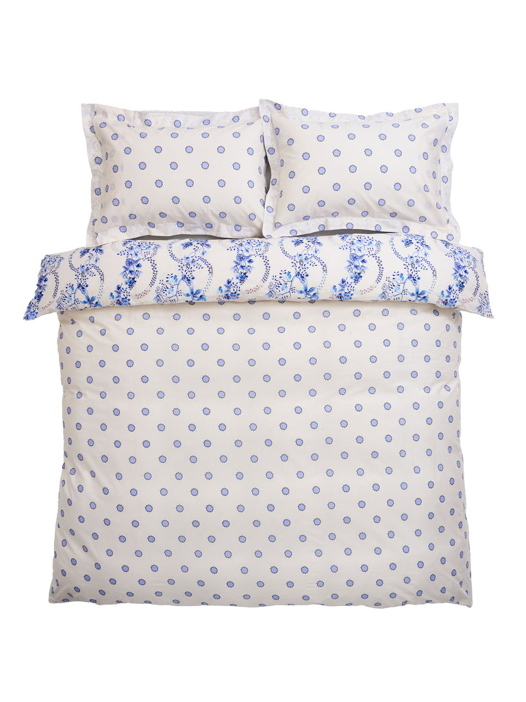 Cath Kidston Road Floral Cornflower Duvet Set