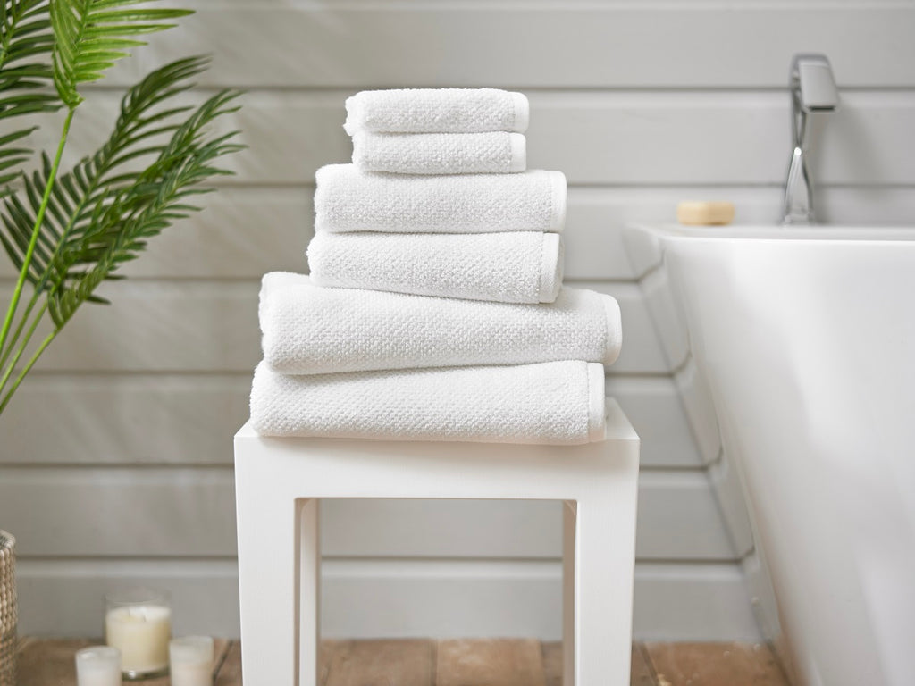 Deyongs Romeo Quik Dri Zero Twist White 100% Cotton 450gsm Towels