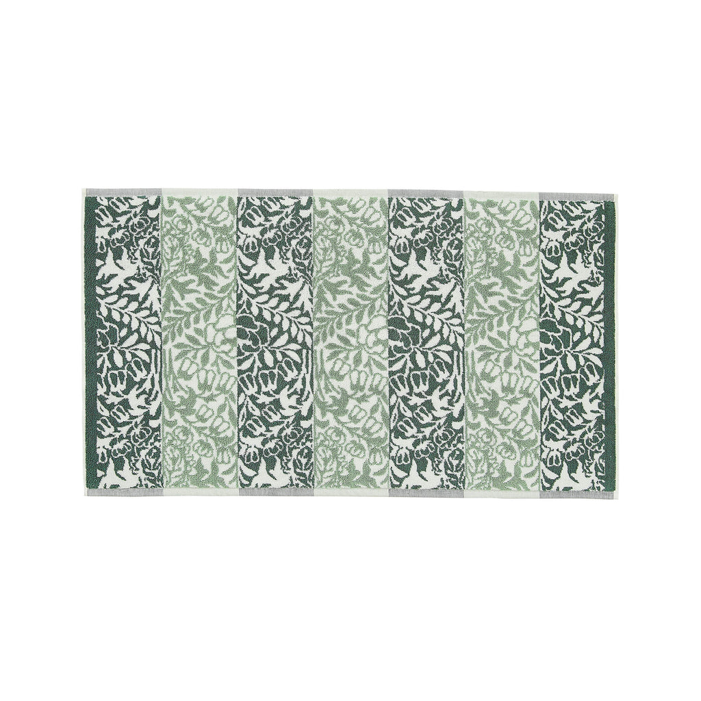 William Morris at Home Rose Stripe Sage 100% Cotton 580gsm Towels