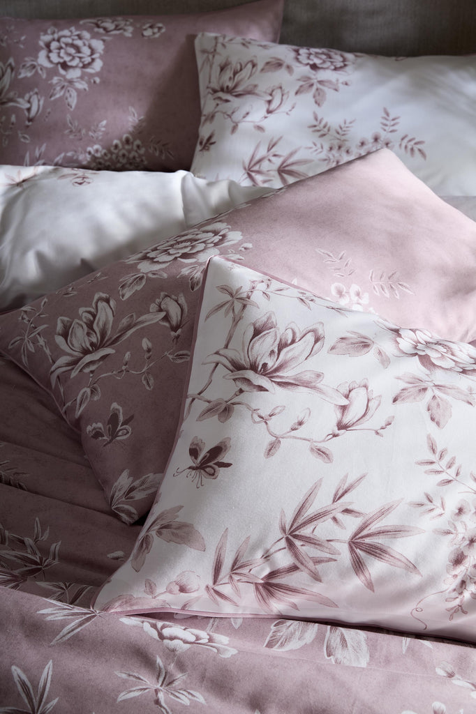 Laura Ashley Rowsham Garden Dark Blush Duvet Set