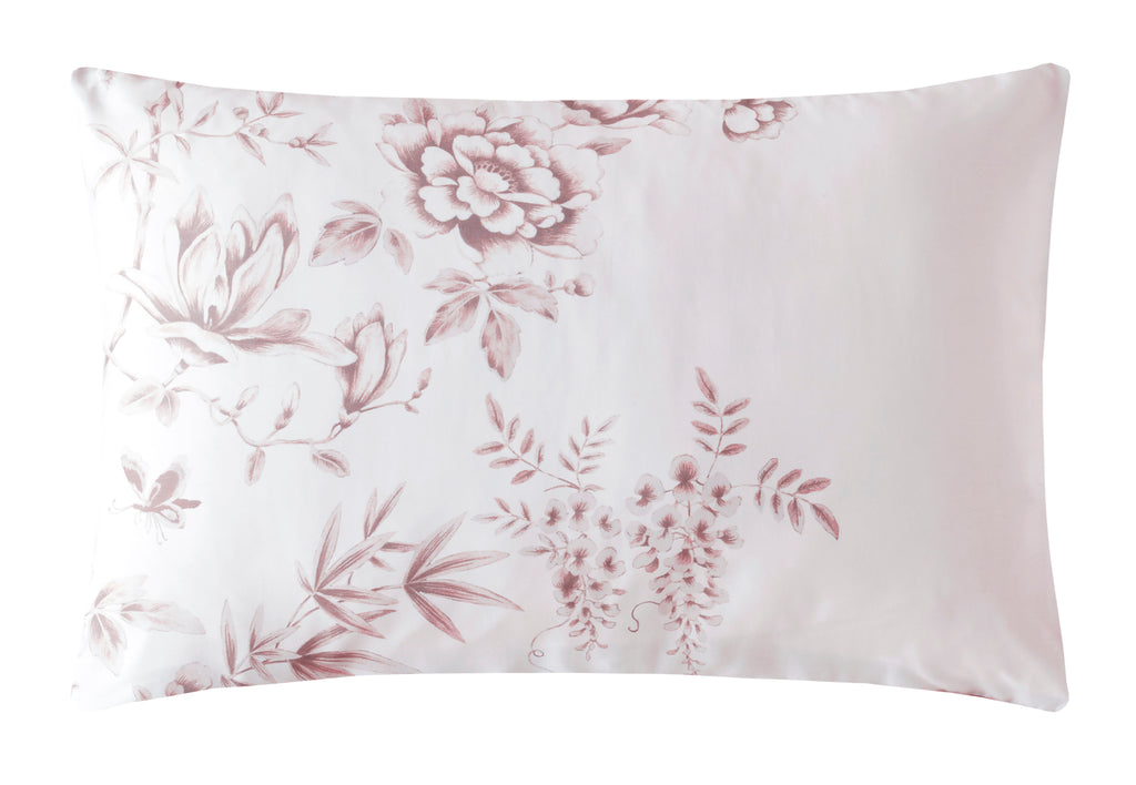 Laura Ashley Rowsham Garden Dark Blush Duvet Set
