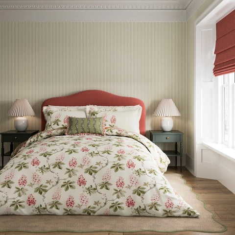 Sanderson Chestnut Tree Coral Duvet Set