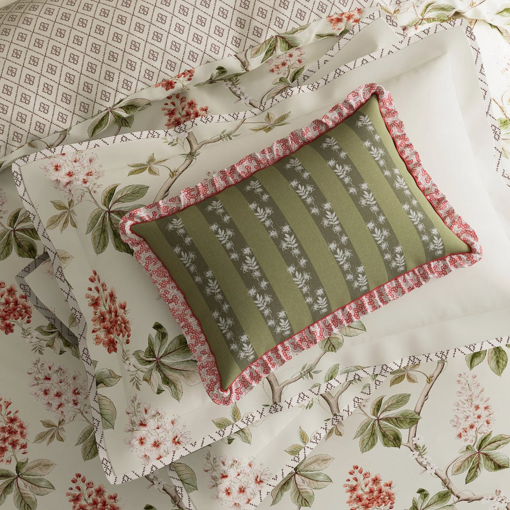 Sanderson Chestnut Tree Coral Duvet Set