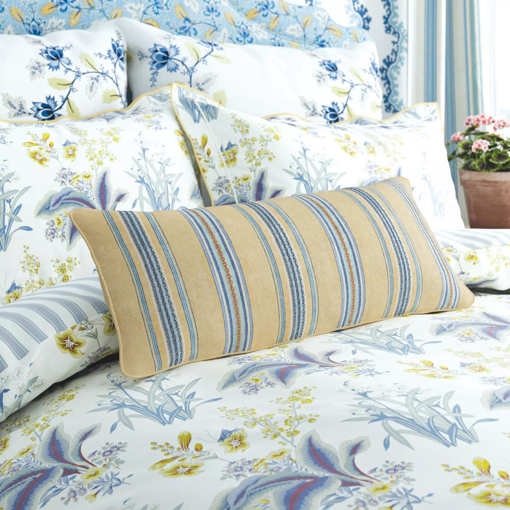 Sanderson Enys Garden Indigo & Primrose Duvet Set