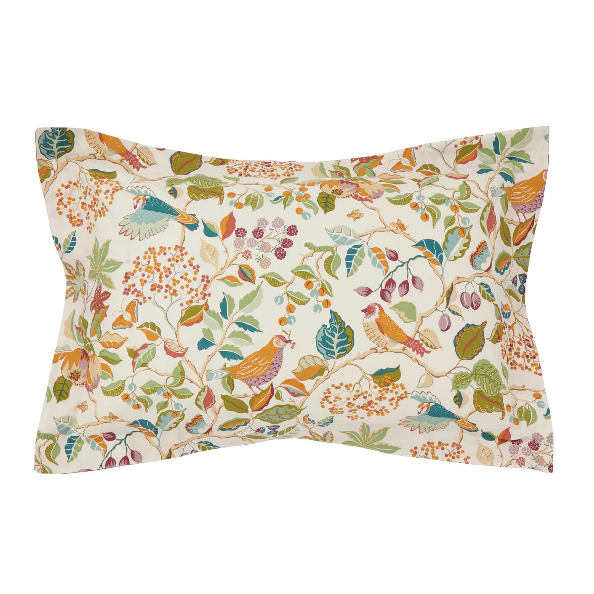 Sanderson x National Trust Birds & Berries Rowan Berry Duvet Set